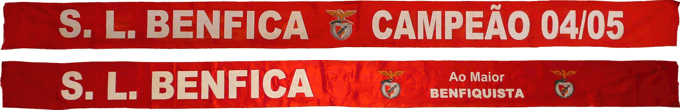 Cachecol Benfica Campeo 2004-05