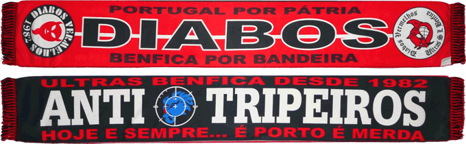 Cachecol Cachecis Diabos Vermelhos Anti Tripeiros