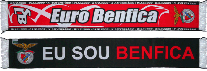 Cachecol Casa Benfica Bruxelas Euro Benfica