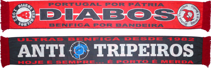 Cachecol Diabos Vermelhos Anti Tripeiros