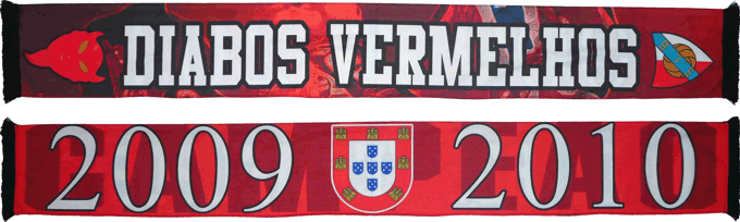 Cachecol Diabos Vermelhos Campeo 2009/10