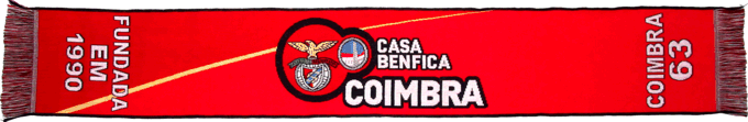 Cachecol Casa do Benfica em Coimbra