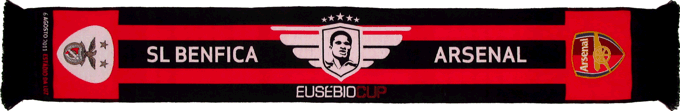 Cachecol Benfica Arsenal Eusbio Cup 2011