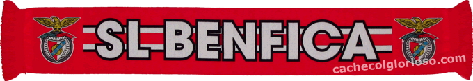 Cachecol SL Benfica Listas Horizontais