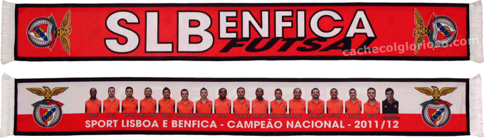 Cachecol SLBenfica Futsal Campeo Nacional 2011-12