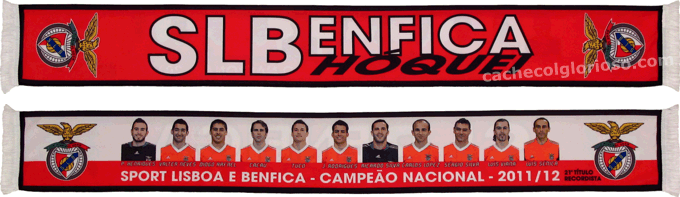 Cachecol SLBenfica Hquei Campeo Nacional 2011-12