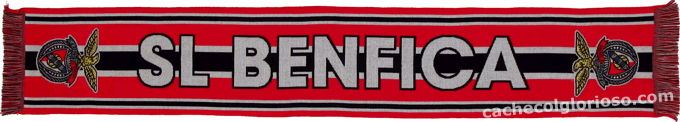 Cachecol SL Benfica Listas Horizontais