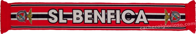 cachecol sl benfica listas horizontais