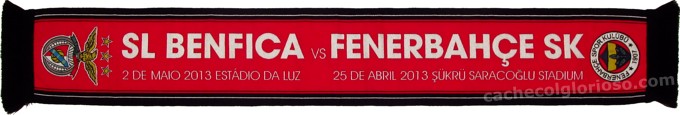 cachecol benfica fenerbahce liga europa 2012-13