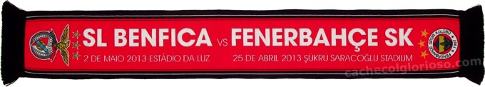 cachecol benfica fenerbahce liga europa 2012-13