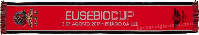 cachecol benfica eusebio cup 2013