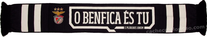 cachecol benfica es tu preto