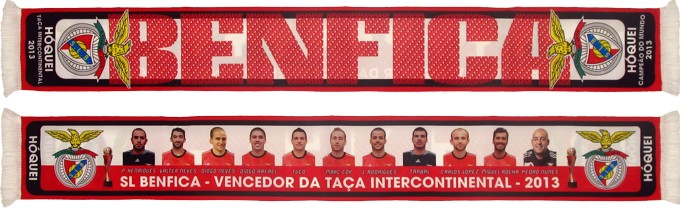 cachecol slbenfica hoquei vencedor taca intercontinental 2013