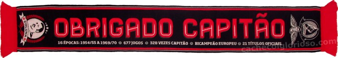 cachecol benfica coluna obrigado capitao