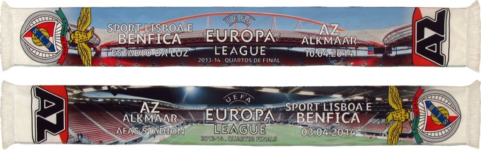 cachecol benfica az alkmaar liga europa 2013-14