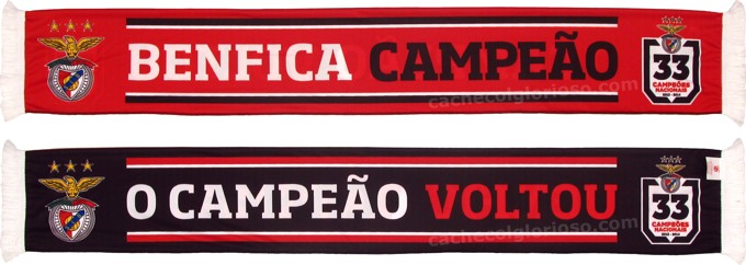 cachecol benfica campeao voltou 33