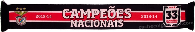 cachecol benfica campeoes nacionais 2013-14 33