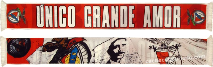 cachecol benfica unico grande amor fans