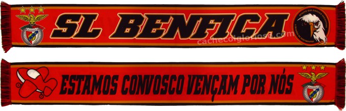 cachecol sl benfica estamos convosco vencam por nos