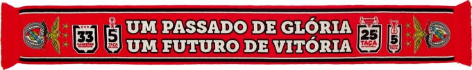 cachecol benfica um passado de gloria um futuro de vitoria