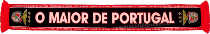 cachecol benfica o maior de portugal