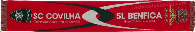 cachecol benfica covilha taca portugal 2014-15