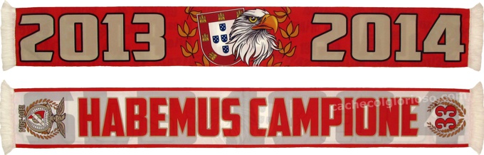 cachecol benfica habemus campione 33 2013-14