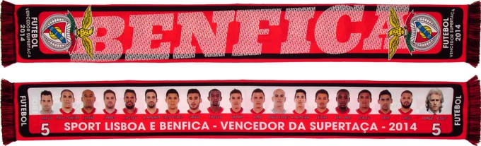 cachecol benfica vencedor supertaca 2013-14