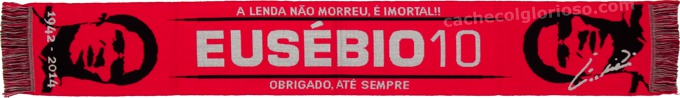 cachecol benfica eusebio 10 1942-14