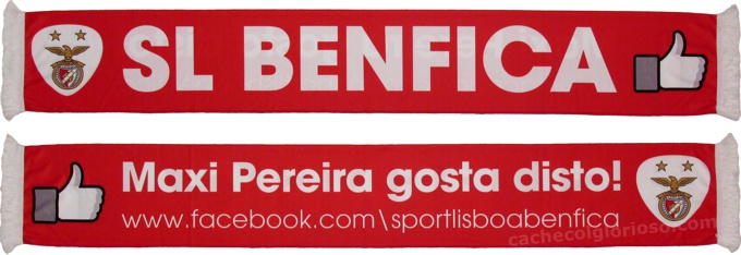 cachecol sl benfica maxi pereira