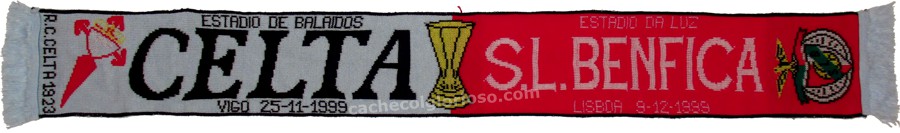 cachecol sport lisboa e benfica 111 anos vermelho