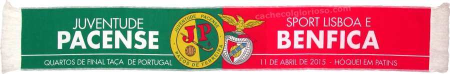 cachecol juventude pacense benfica hoquei taca portugal 2014-15