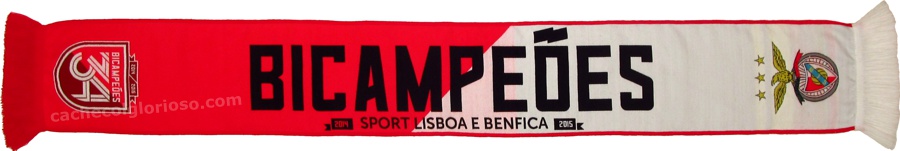 cachecol sport lisboa benfica bicampeoes 34 5073