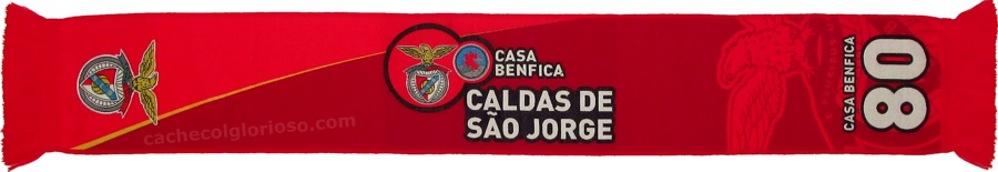 cachecol casa benfica caldas sao jorge 80