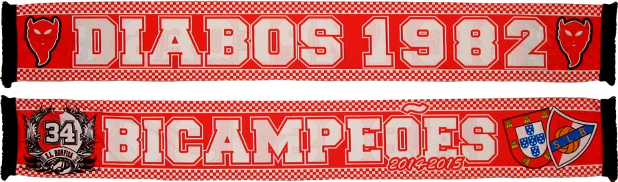 cachecol diabos vermelhos 1982 bicampeoes 34