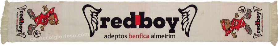 cachecol benfica red boy adeptos almeirim