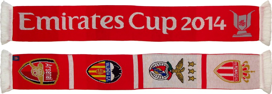 cachecol benfica emirates cup 2014