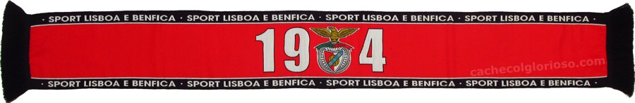 cachecol benfica 1904 emblema zero