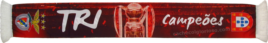 cachecol benfica tri campeoes 2015-16 taca escudo