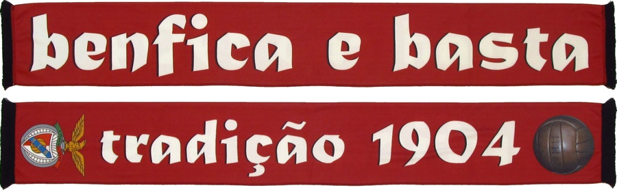 cachecol benfica basta tradicao 1904