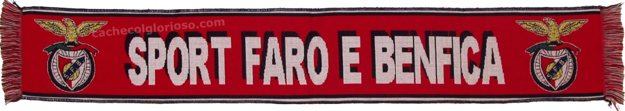 cachecol sport faro e benfica