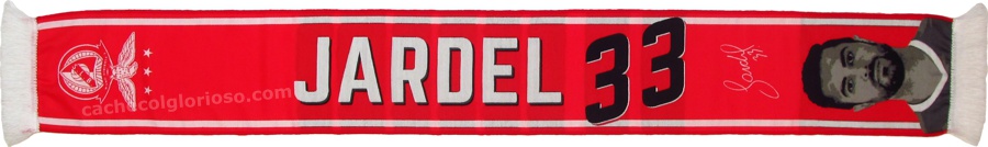 cachecol benfica atletas 2016-17 jardel 33