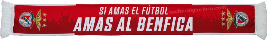 cachecol si amas futbol amas al benfica