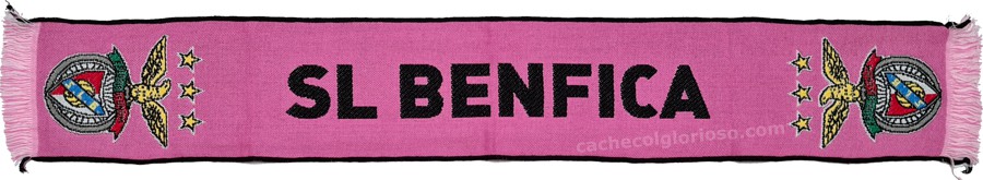 cachecol sl benfica rosa