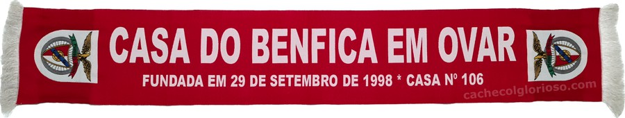 cachecol casa benfica ovar