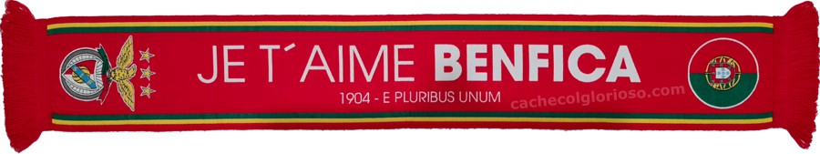 cachecol je t aime benfica 1904 e pluribus unum