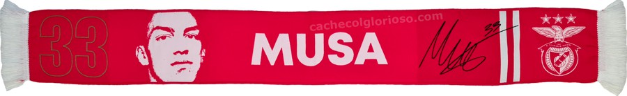 cachecol benfica atletas 2023-24 musa 33