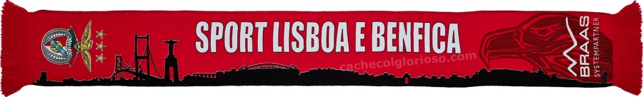 cachecol sport lisboa benfica braas