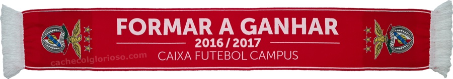 cachecol benfica formar a ganhar caixa futebol campus 2016-17