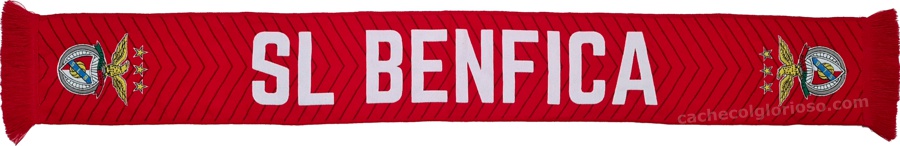 cachecol sl benfica vermelho divisa oficial 2024-25